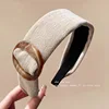 Circular headband-beige coffee