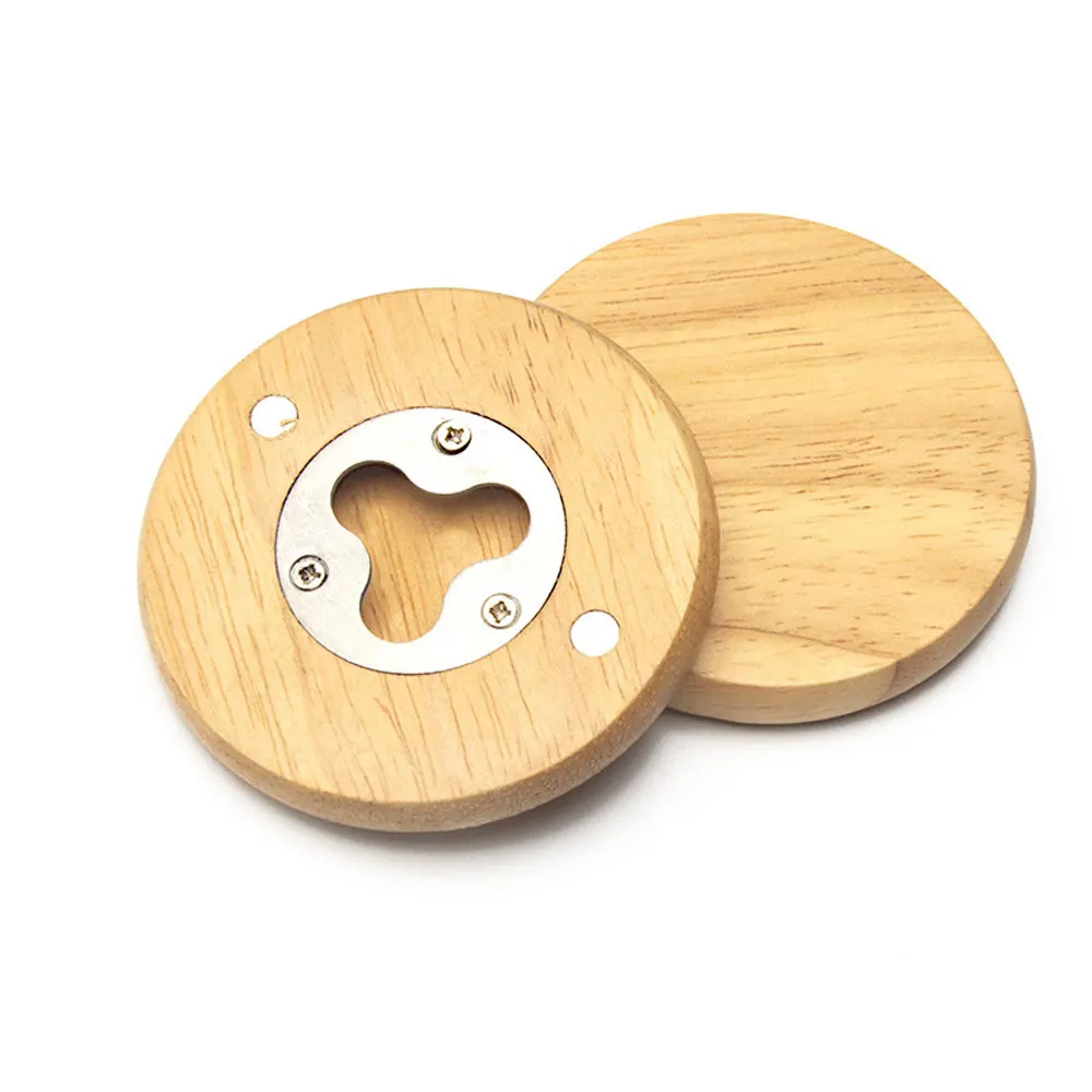 Открывалка для бутылок пива Oneway с собственным логотипом, оптовая продажа, деревянная пустая открывалка для бутылок