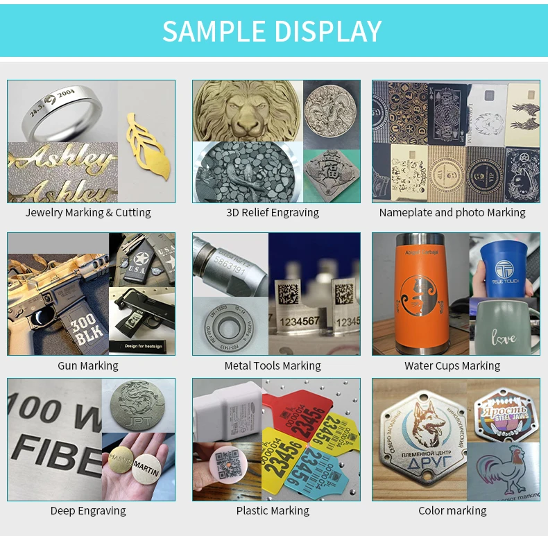 High-Accuracy 3D Dynamic CO2 Flying Laser Marking Machine DXF Supported for Plastic Bottle and Pallet Marking