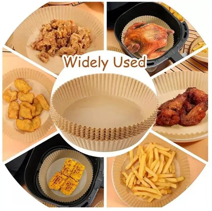 High Temperature Parchment Airfryer Paper Baking Paper Round Air Fryer
