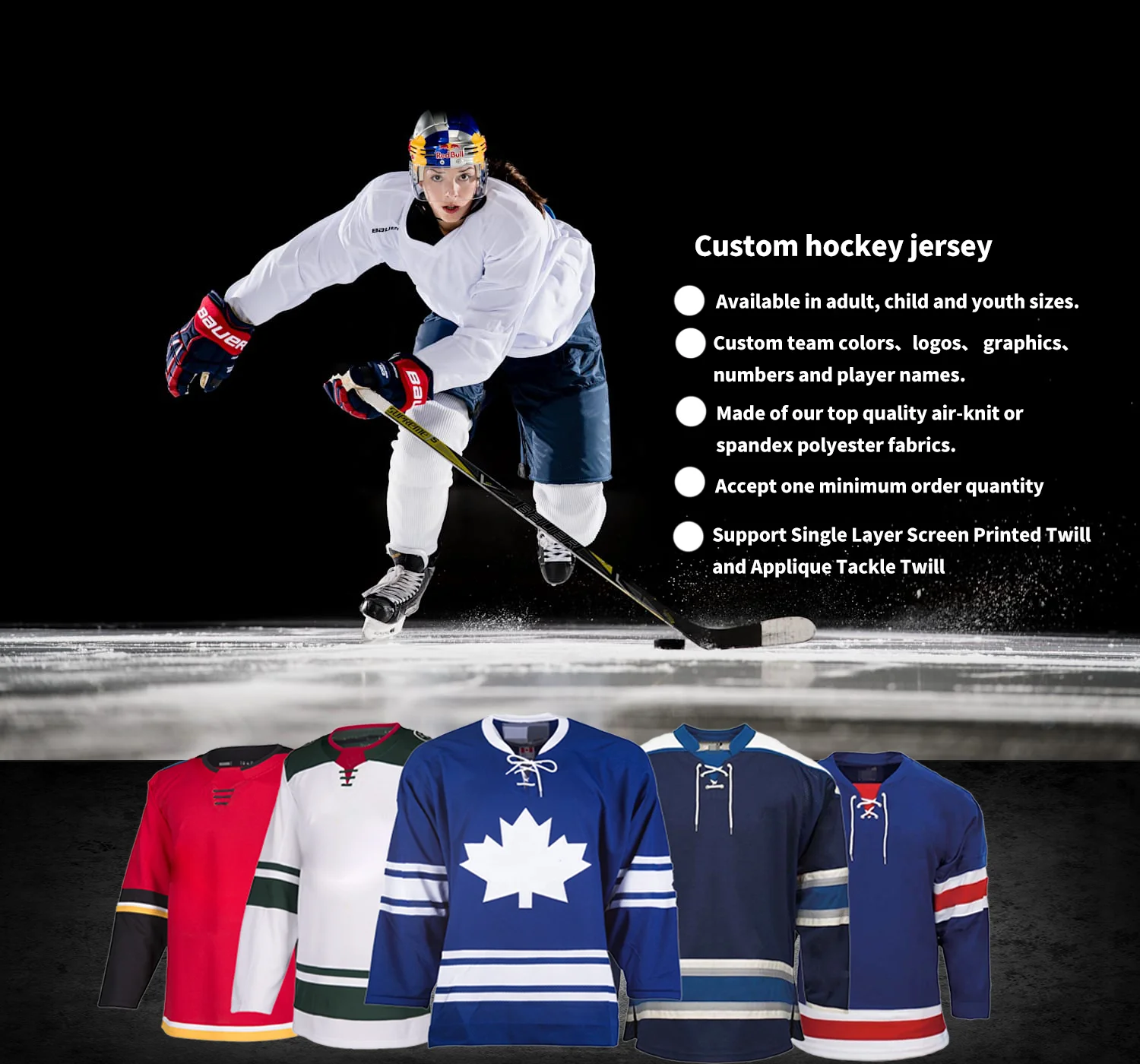 Cheap Unique Different Name Number Hoodie Hockey Jerseys Tackle Twill USA  Team Ice Hockey Jersey with Hood - China Ice Hockey Jersey and Hockey Jesey  price