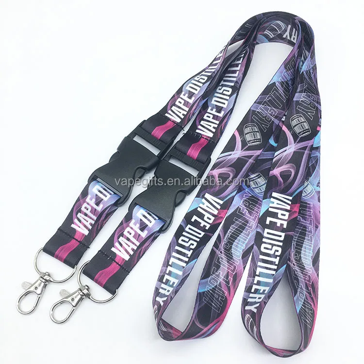 Low MOQ Polyester Custom Lanyard Keychain Fast Shipping Fashion Lanyard