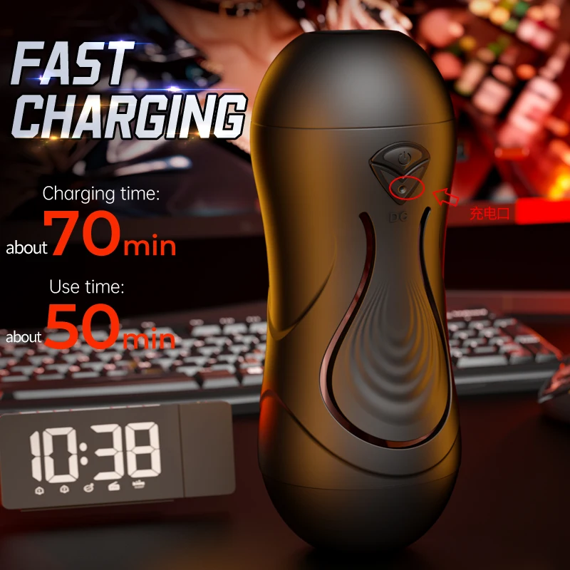 APP Control Man Penis Stimulation Vibrating Lifelike Mouth and Pussy Tight Wrapped Artificial Vagina Masturbation Cup for Men