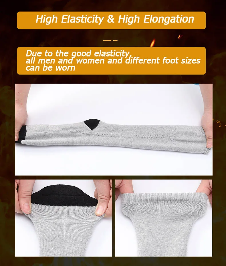 App Control Heated Socks Washable Rechargeable Battery Winter Heated