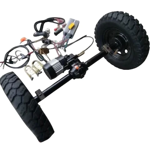 3kw 48v Driving Chain Driven Differential Bicycle to Trike Conversion Rear Kit for Drift Trike