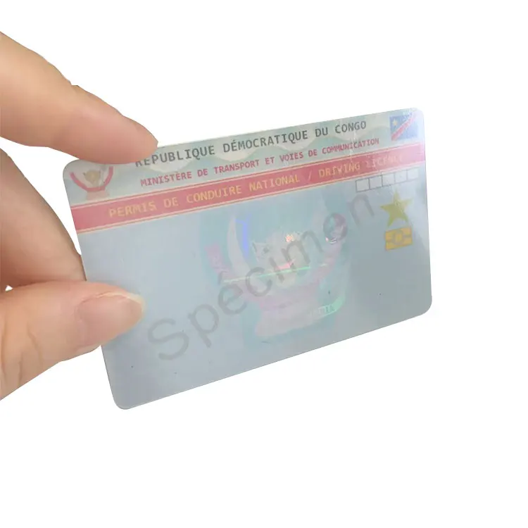 Free Design Factory Custom Printable Anti-counterfeiting Plastic PVC Card With Anti-counterfeiting Label Sticker