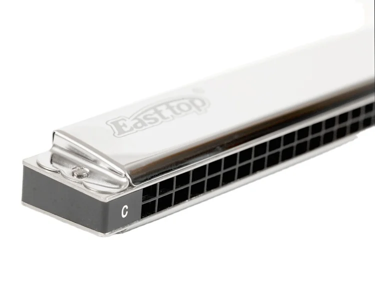 EASTTOP T2403 High Quality 24-Hole Tremolo Harmonica for Adults' Study