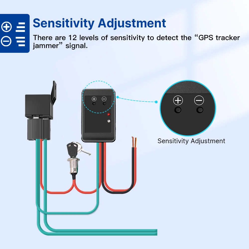 Vjoycar 12V  Wireless Relay Immobilizer for cars Anti-Jammer Car Anti Theft system