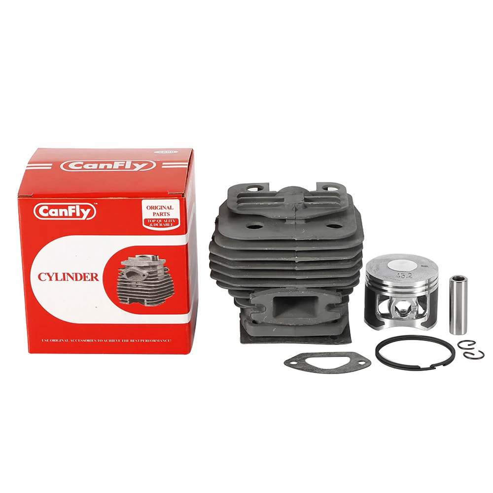 Canfly High Quality 2 Stroke Gasoline Chainsaw Piston Ring Double groove Cylinder Set 5800 Chainsaw Spare Parts