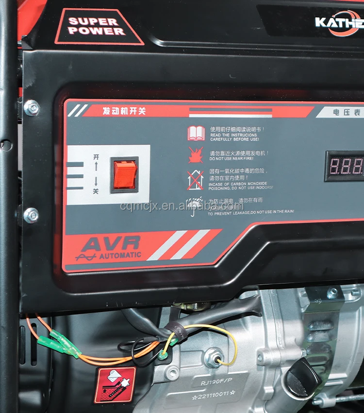 Hot Sale 5Kw 5Kva 5000W 8Kva 10kva Electricity Generation Generators Air Cooled 4 Stroke Gasoline Generators Parts Spare supplier