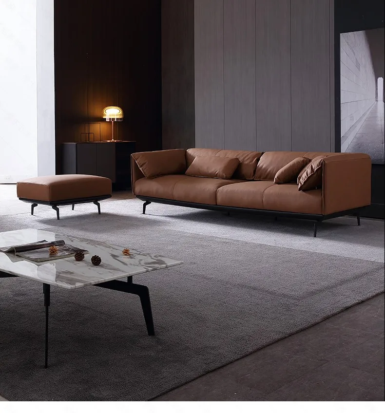 Customized Home Furniture - Modern Luxury Italian Leather Sofa for ...