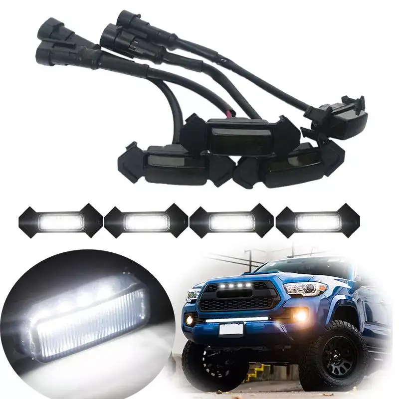 Luz De Parrilla Led Amarilla 4 En 1 Para Ford Ranger 2019
