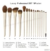 Pinceau de maquillage kaki 15 pièces
