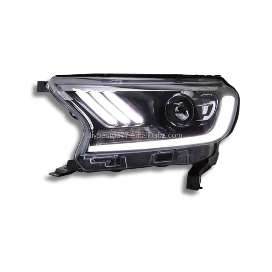 product tiypeor head lamp led projector black panther for ford ranger wildtrak t7 t8 2015   2019647-6