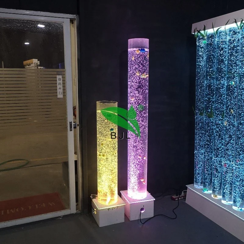 Сенсорный светодиодный акриловый пузырьковый светильник декоративный напольный трубчатый столб свадебное украшение