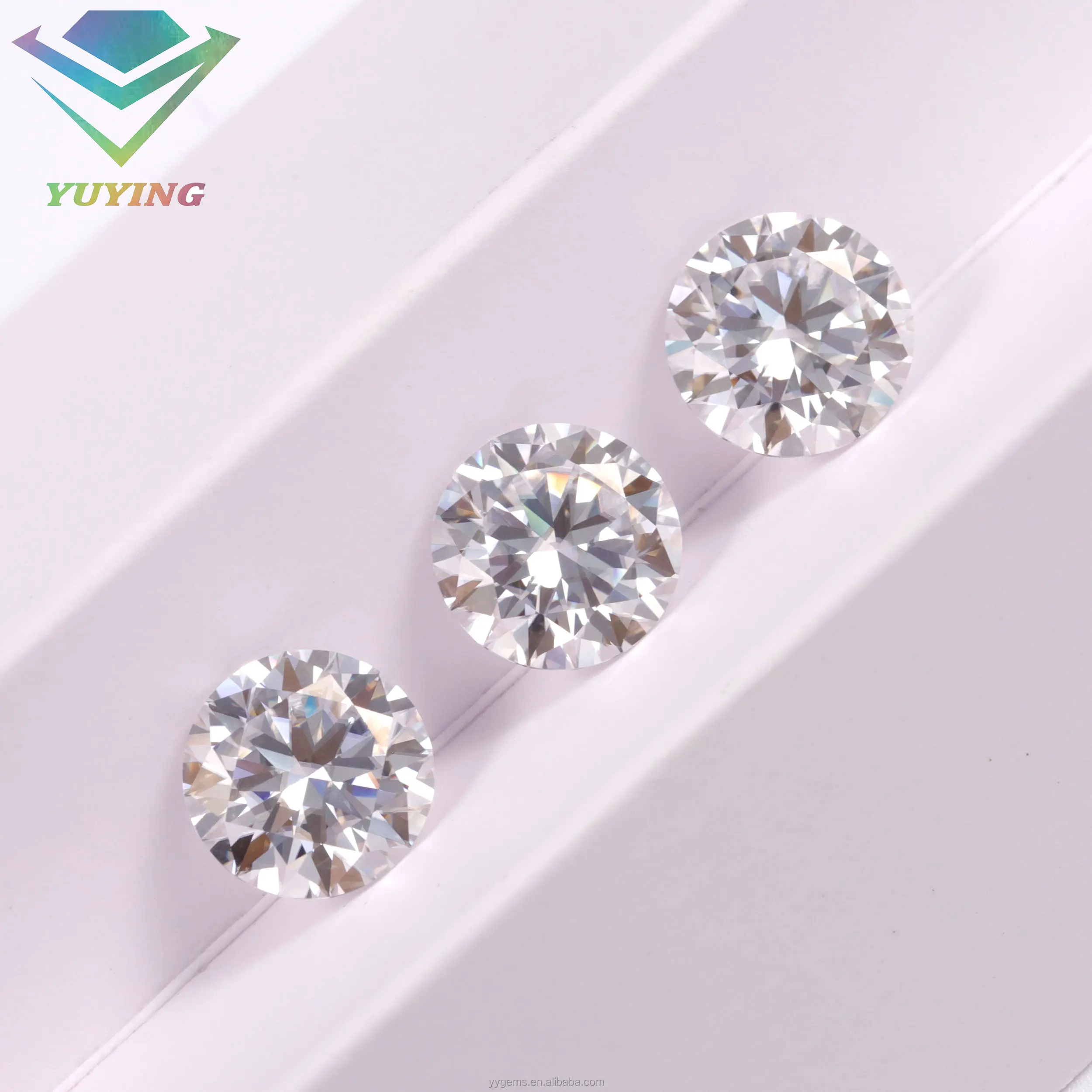 Top Quality Loose Gemstone Stone Super White Moissanite D+ VVS1 Clarity GRA  Synthetic Lab Diamond 3EX Moissanite for Jewelry