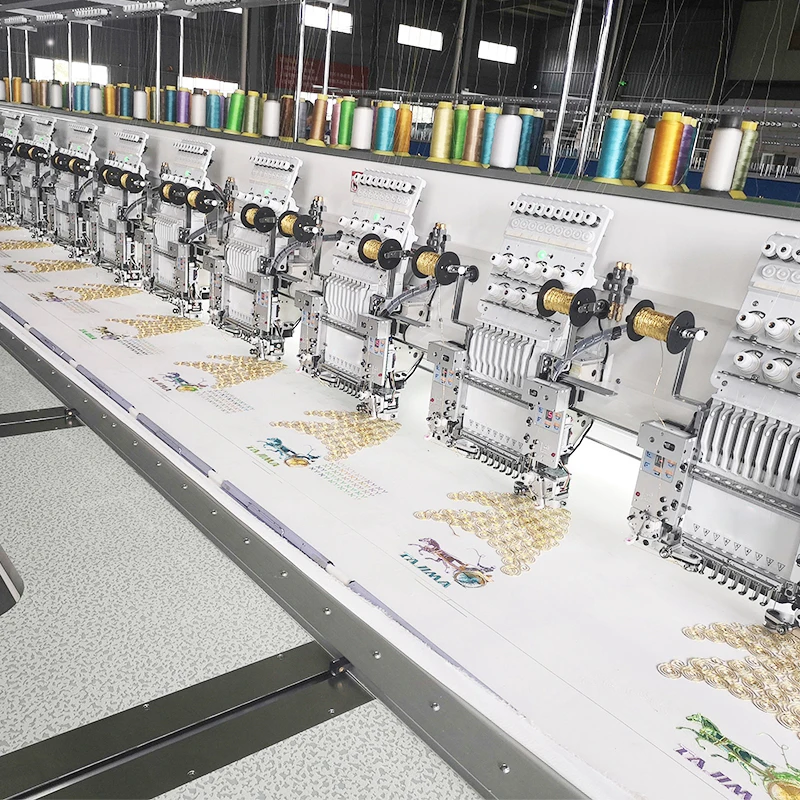 Automated Embroidery Machine Secand Hend Used Multihead Embroidery Machines Remove Eyebrows Embroidery Machine 27 Hed