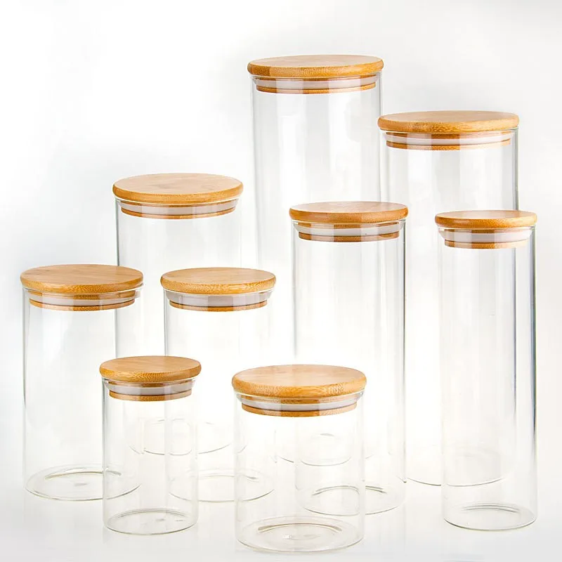 TALL CYLINDER JAR 750ML - Glass jars