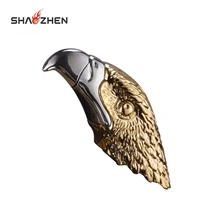 Wholesale Custom Eagle Flame Gas Lighter Portable Refillable Butane Cigarette Lighter for Party Occasions Promotional Gift Idea