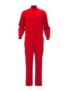 Spring Autumn Solid Color Polyester CE Certified Hi Visibility Anti-pilling Men's UV Printed One-piece Workwear Vertical Collar