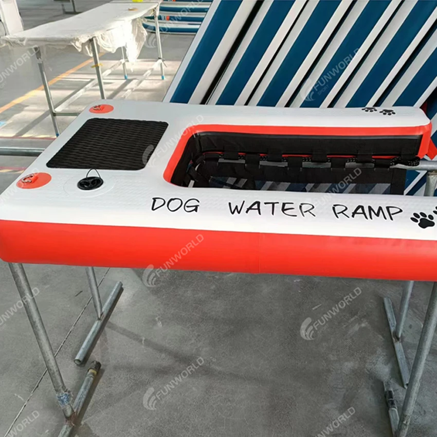 Pup Plank Originale - Rampa Gonfiabile Per Cani, Scala Piscina/Barche Per Animali Fino A 50kg - Foto 13