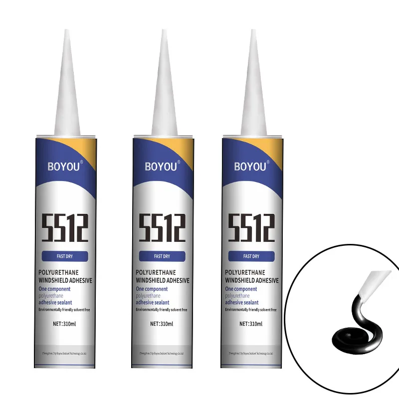 Xyg &fuyao Automobile Glass Windscreen Polyurethane PU Adhesive Sealant 600ml Auto Glass Sealant for Car Windshield