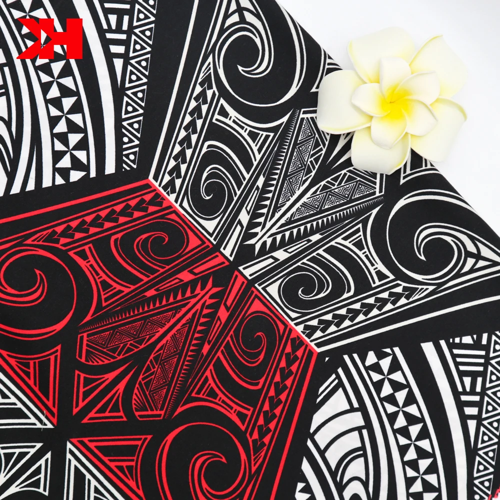 Stock Fabric Hawaii Samoa Polynesian Tribal Print Tapa Fabrics For ...