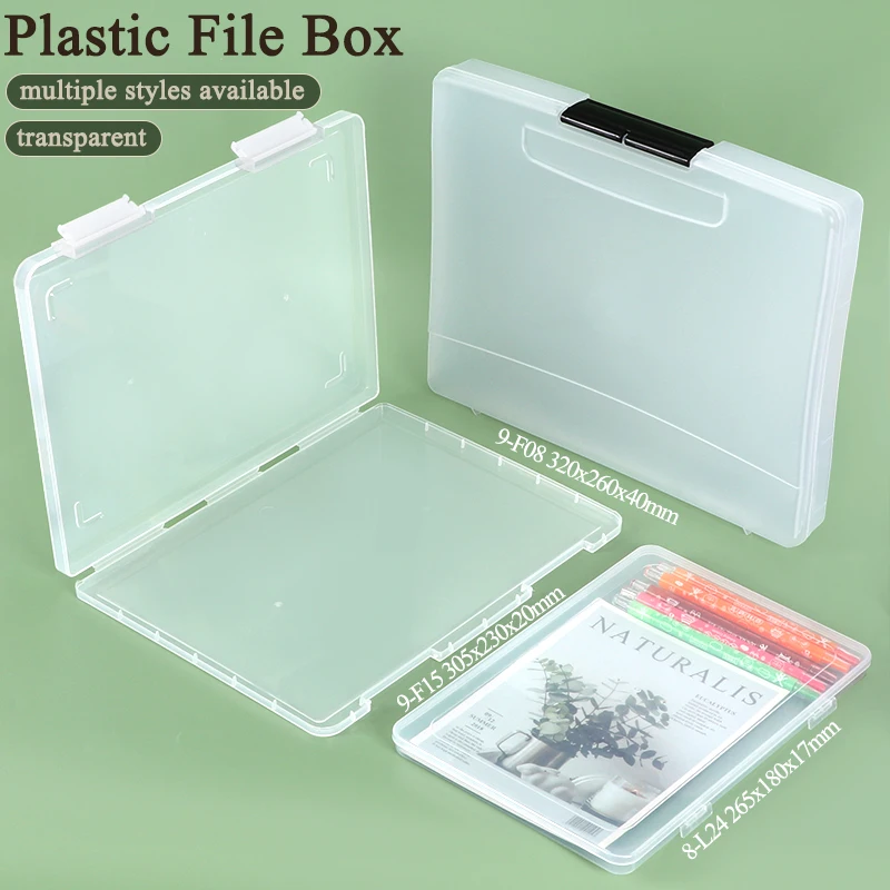 SUNSHING Plastic Storage Clipboard A4 A3 Color File Folder Document Box Filing Organizer Products Magazines Folders Files Holder