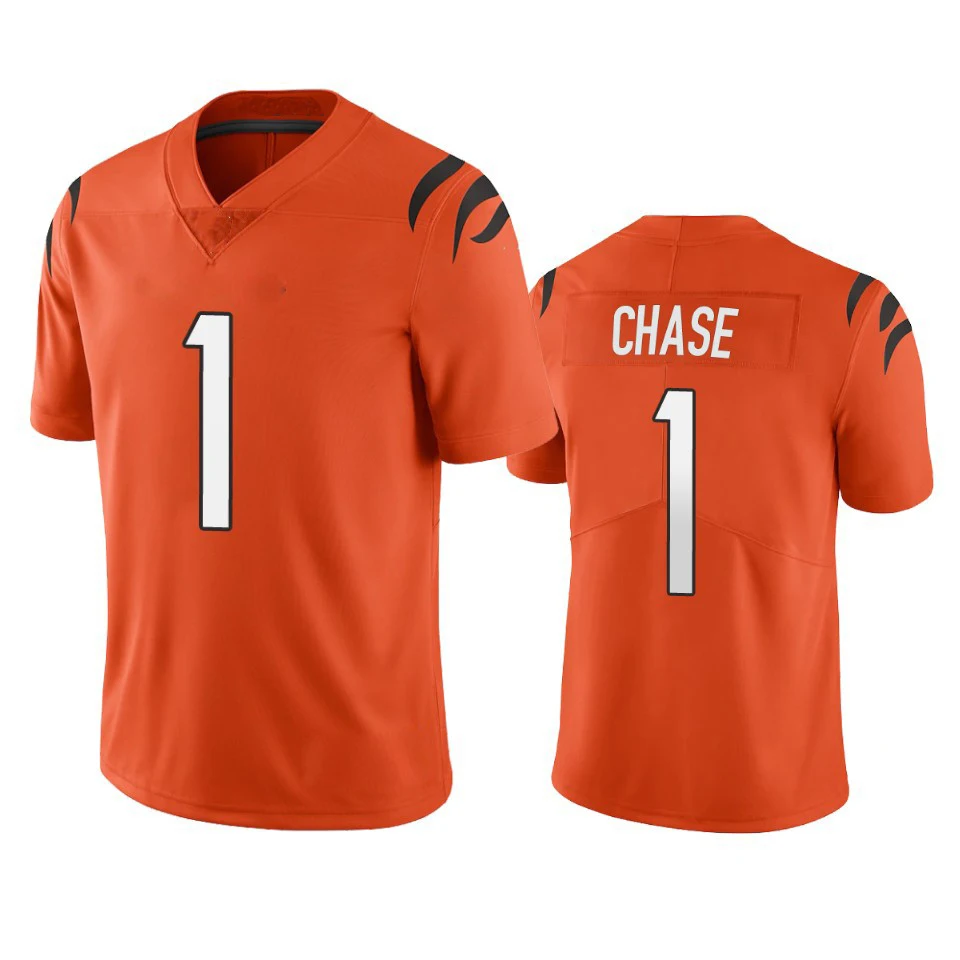 Best Quality #1 Ja'marr Chase #9 Joe Burrow #28 Joe Mixon #85 Tee Higgins  #2 Evan Mcpherson Stitched American Football Jersey - Buy Ja'marr Chase