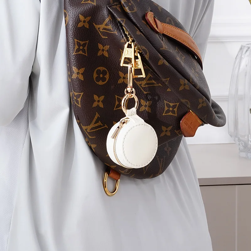 Small Keychain Box New Arrival Portable Mini Jewellery Key Chain Case PU Leather Travel ...