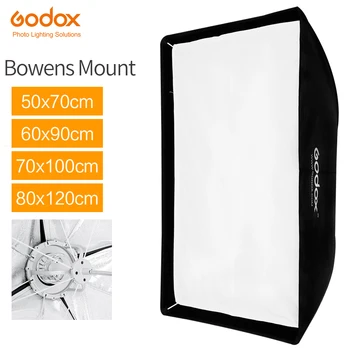 Godox SB-UE 50X70CM 60X90CM 70X100CM 80X120CM Portable Rectangular Umbrella Softbox Bowens Mount for Studio Flash Speedlite