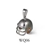 Wq06-- casco - plateado