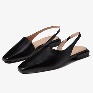 Fashion Trend Hot Sales slippers Casual Mules Shoes Outdoor Flat Leather Sandals for Ladies