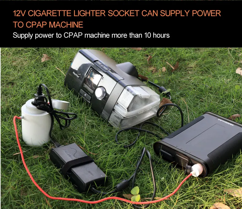 battery pack with cigarette lighter socket 12V Power Outlet, 10FT Cable 24V 216W Multi Port Outlet, 12 Volt Car Adapter USB Charger Cigarette Lighter Socket, Power Supply Car Plug outlet Adapter : Automotive Perfect for Ride Portable Laptop CPAP Power Battery