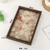ถาดหยก สีน้ำตาล ขนาดเล็ก 20*30CM