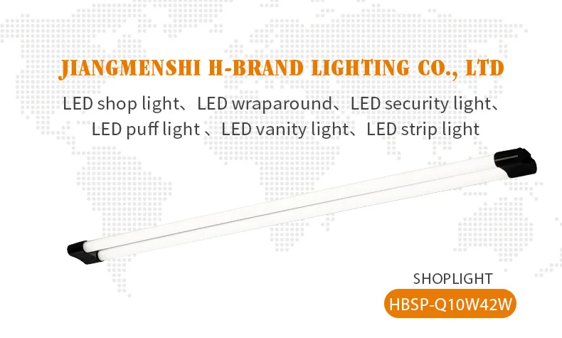 Linkable LED Utility Shop Light 48 Inch Integrated Fixture for Garage Surface + Suspension Mount