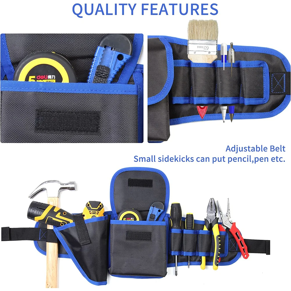 Tool Waist Bag Belt Construction Tool Belt Pouch Bag Tool Apron