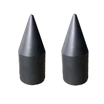 Manufacturer customized high-purity graphite cone fittings with high temperature resistance