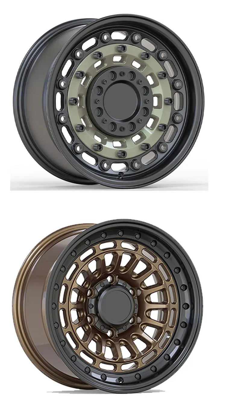 Aluminum Off-Road Wheels with 17 Spokes 10-Inch Wide Wheel Rim Premium ...