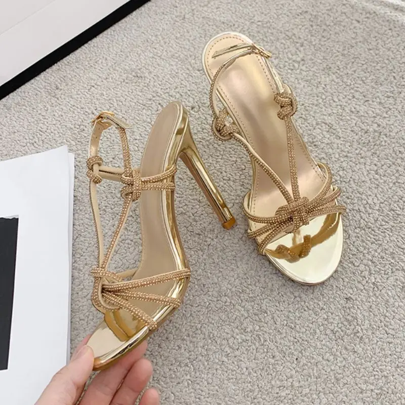 Bling Color Square Toe Mules Slippers Shoes High Kitten Trending Heels 2025
