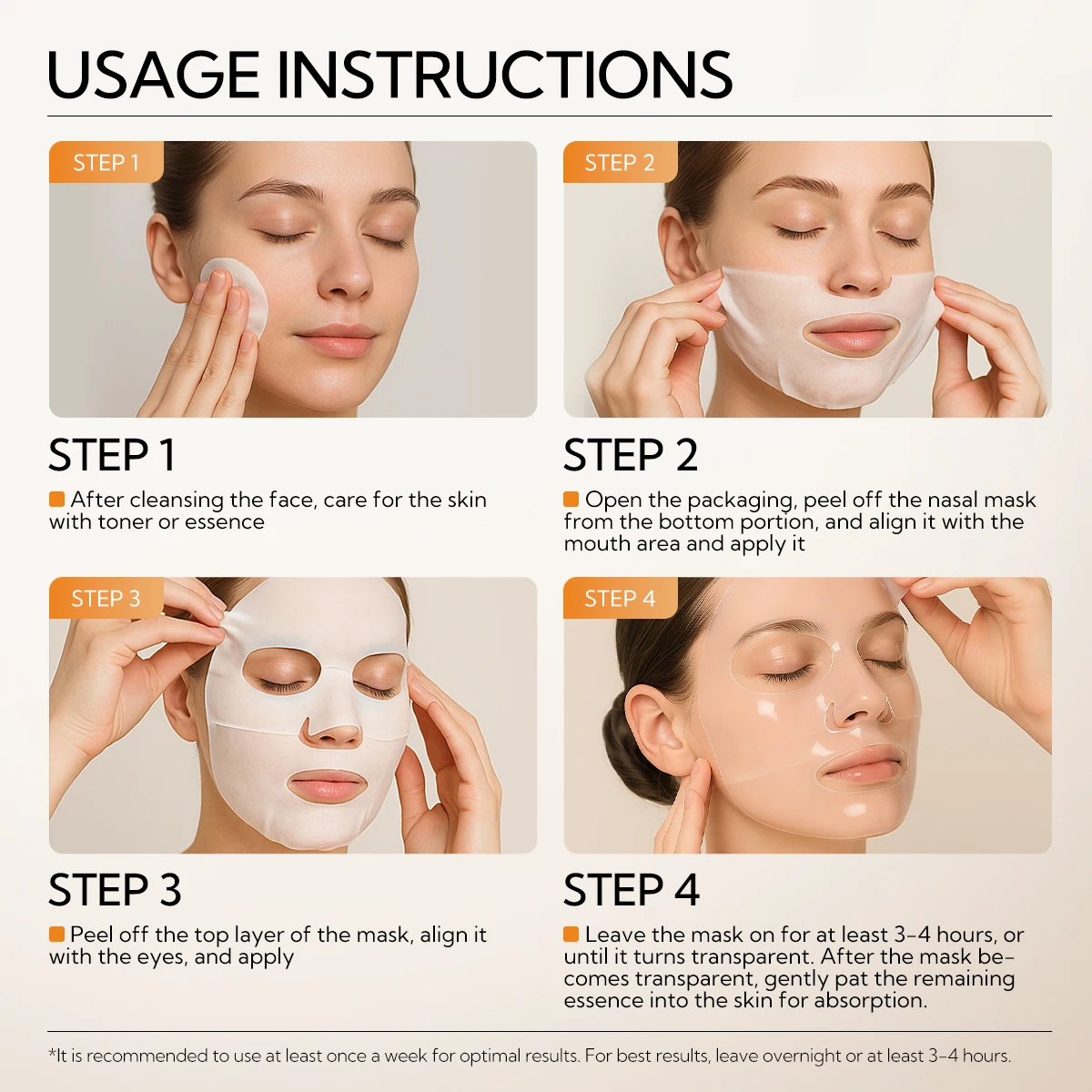 LANBENA New Arrival Glow Collagen Facial Mask Beauty Skin Whitening Anti-Aging Beauty Face Masks manufacture