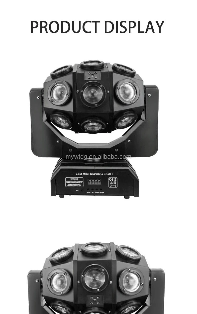 18pcs Led Phantom Laser Combined Stage Lamp Full Color Flash Atmosphere