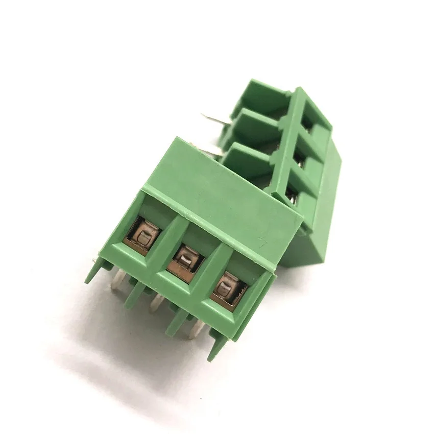 Terminal blocks 45 degree KF103-5.0 WJ103 DG103 pcb connector SMKDSP1.5 brass cage 300V 16A connector