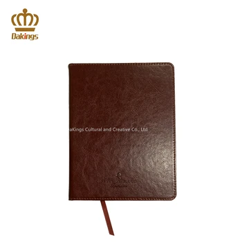 Leather cover pu notebook with  diary retro journal notebook diary with lines printing