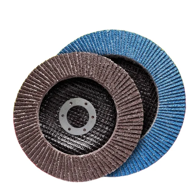 Hot sale High Quality 5 Inch 125mm 40/60/80/120 Grit Abrasive Grinding Wheel Zirconia Flap Disc For Angle Grinder Disc