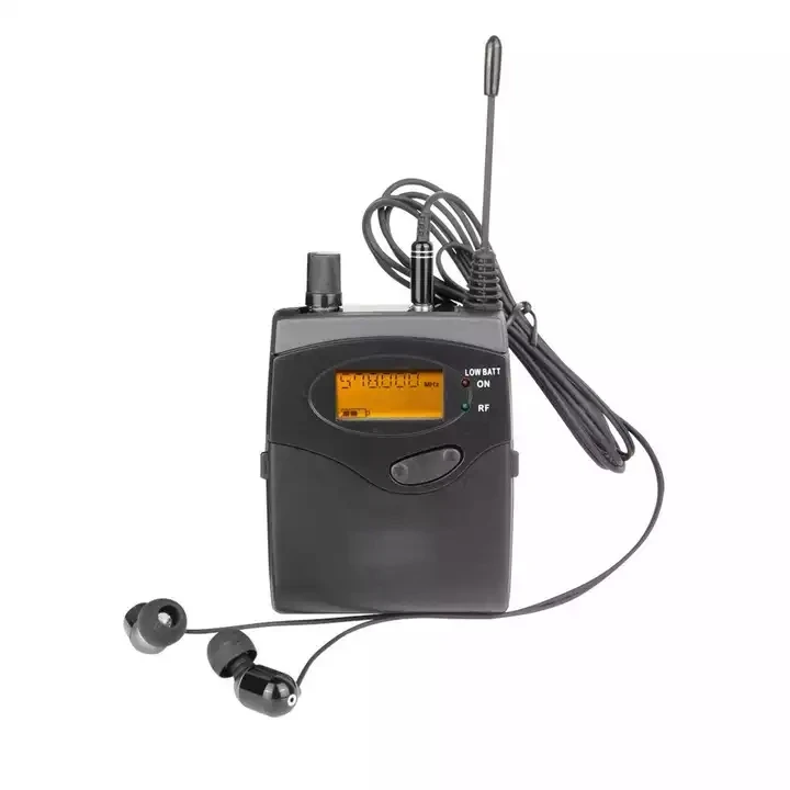 Professional UHF IEM Wireless In_Ear Monitor 2 Channel With 10