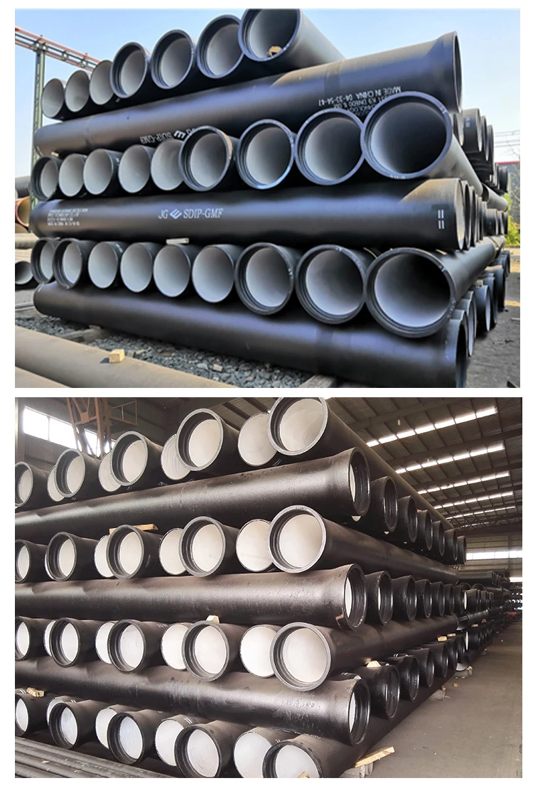 100mm Ductile Iron Pipes Centrifugal Di Ductile Cast Iron Pipe Iso2531 