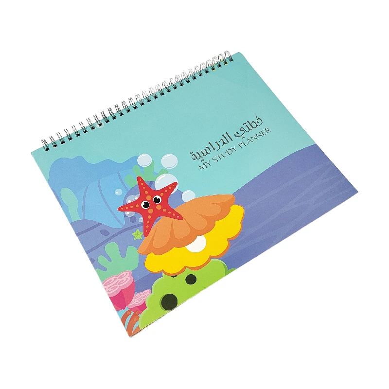 Custom Notebook Manufacturer Make A4 Planner Diary Lined	Spiral Notebook for School