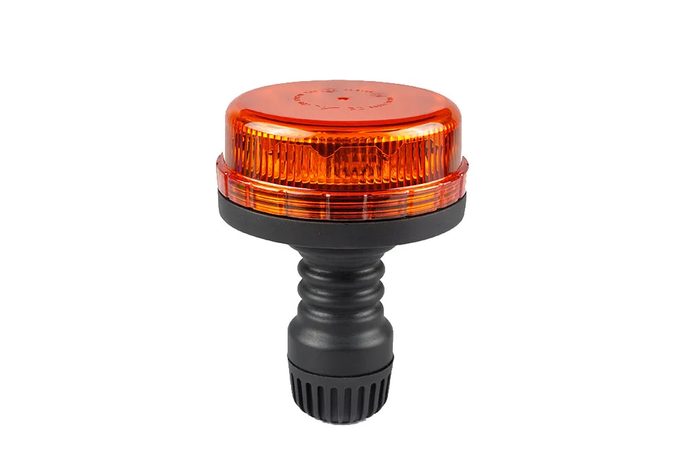 36W Flashing Rotating Amber LED Warning Beacon Light 12V/24V Strobe Beacon Lamp for Mining Truck Tractor Crane