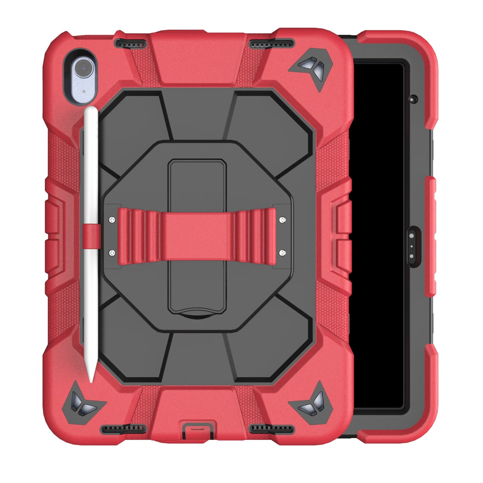 For iPad 7th 8th 9th 10th generation case 360 Degree Rotating Shockproof kids Silicone tablet case For iPad 10.2 10.9 Inch Case